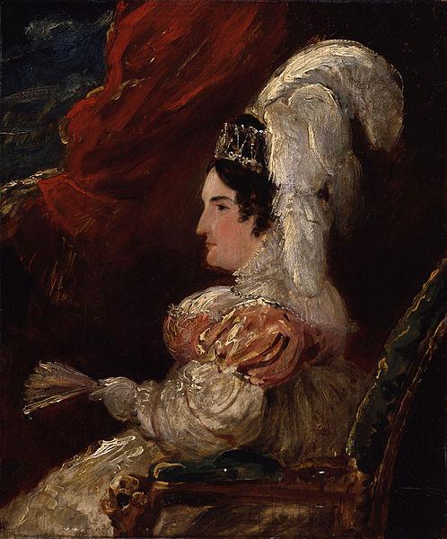 George Hayter Portrait of Caroline Amelia Elizabeth of Brunswick oil painting image
